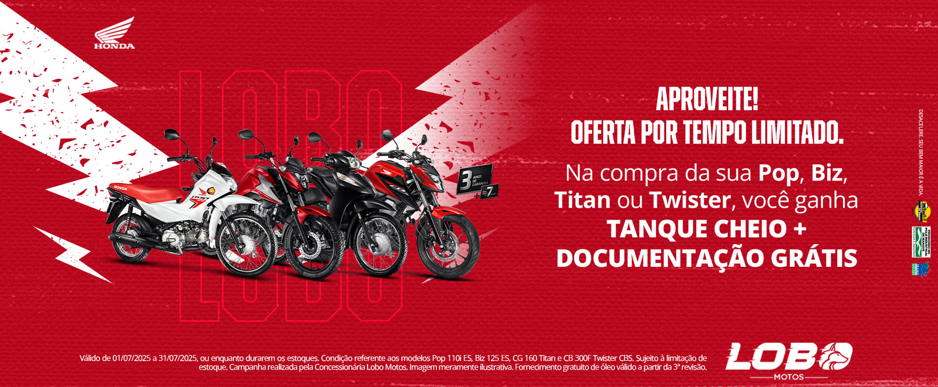 APROVEITE!